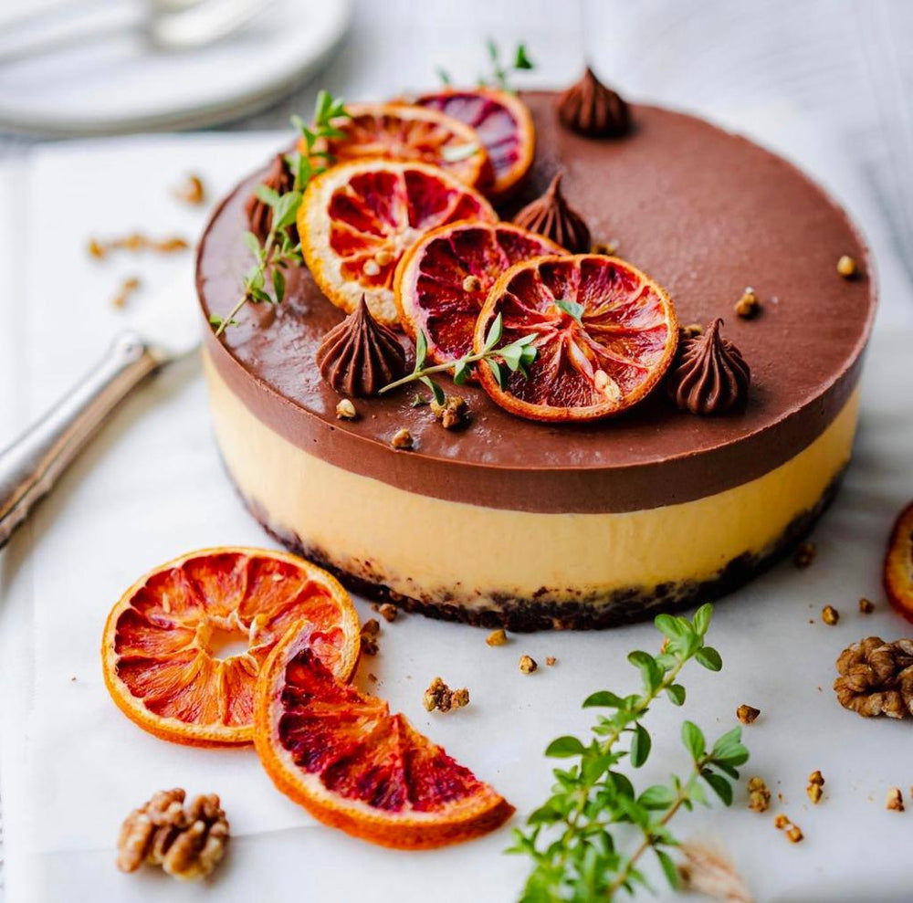 Raw Vegan Orange Chocolate Cake